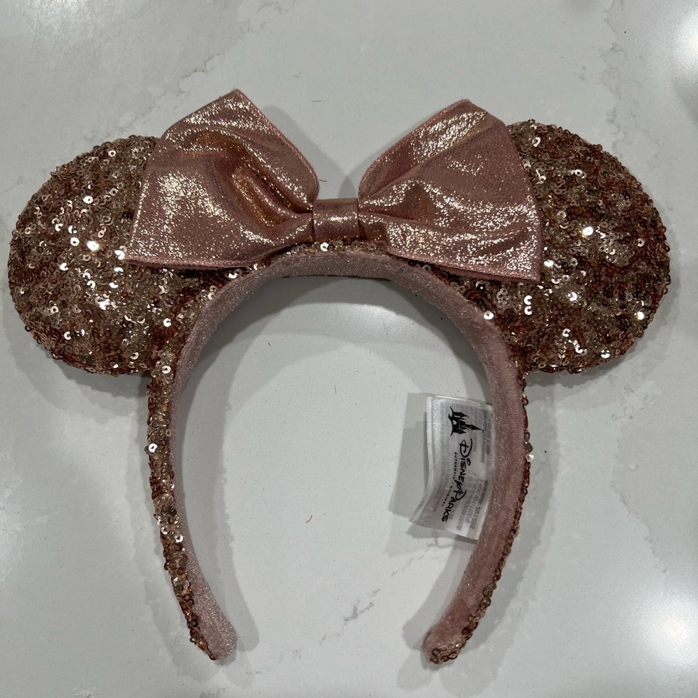 Disney Rose Gold Minnie Mouse Ears